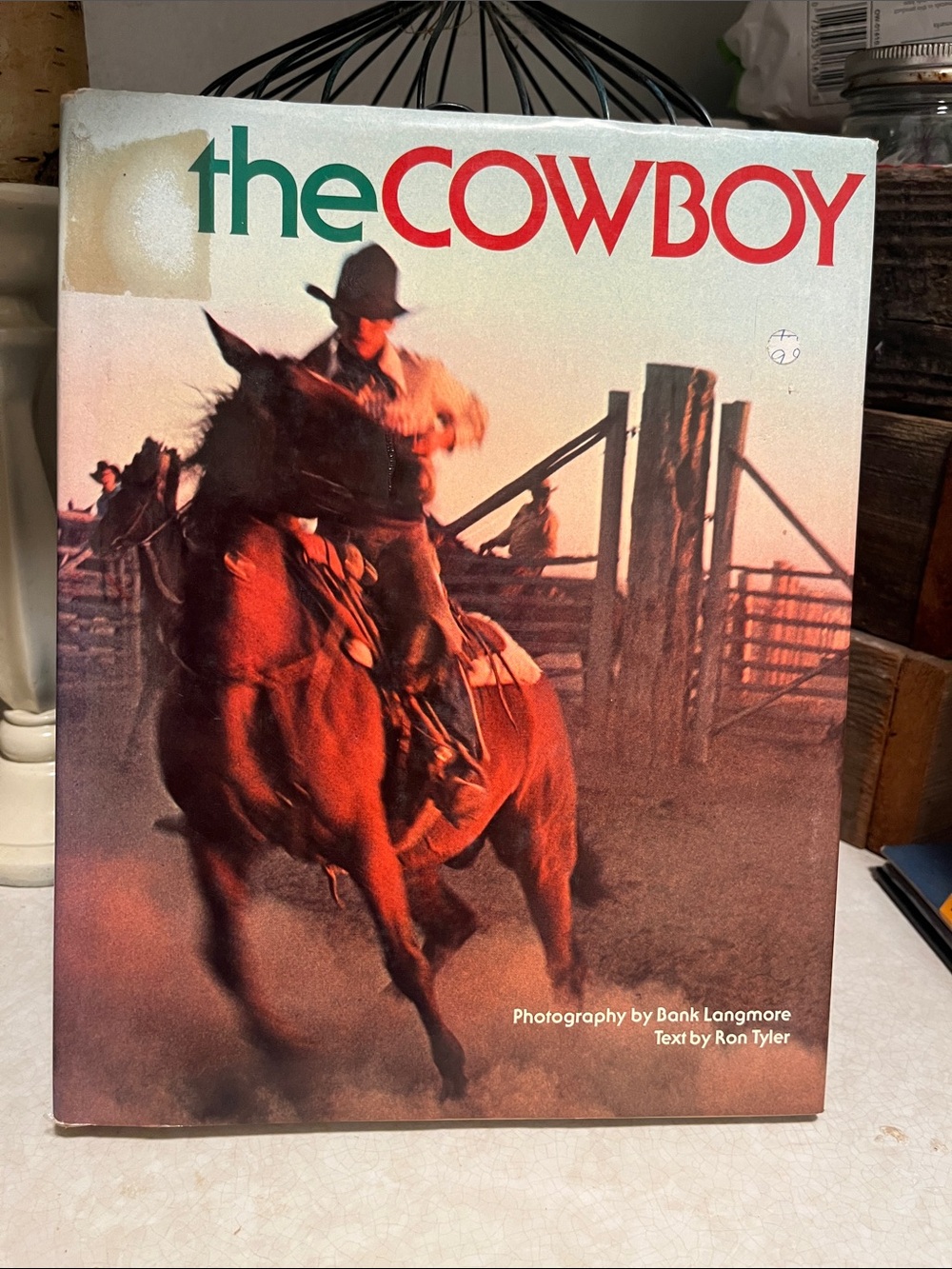 The Cowboy Hardcover Book - Brown & Red Cover